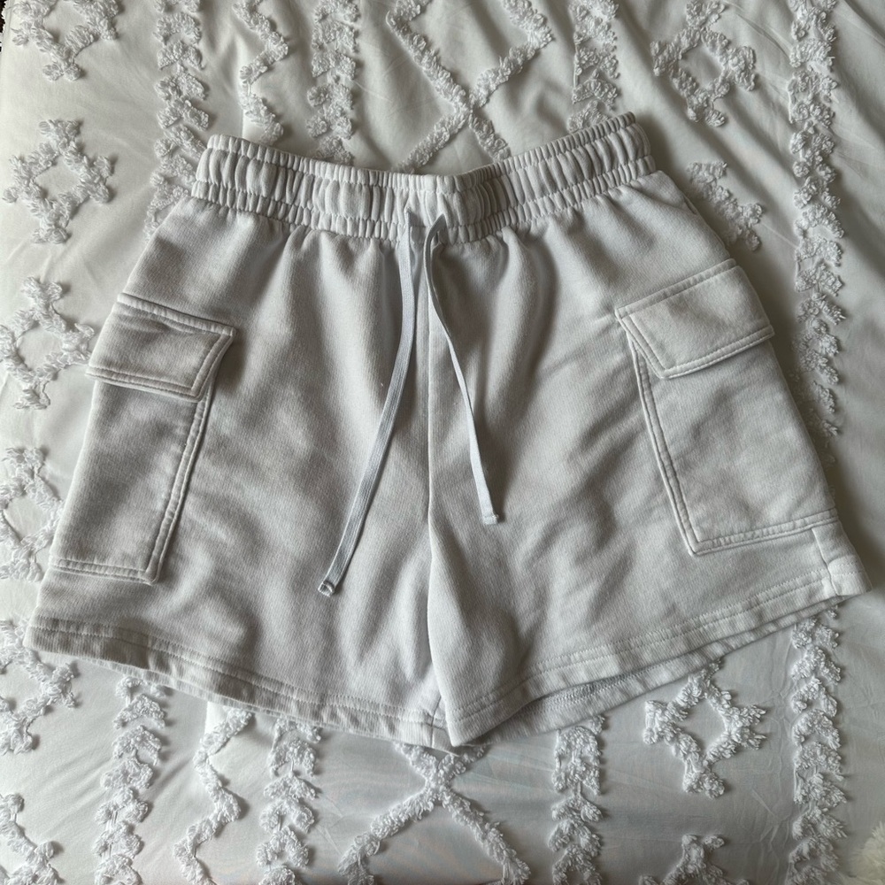 White Sweat Shorts